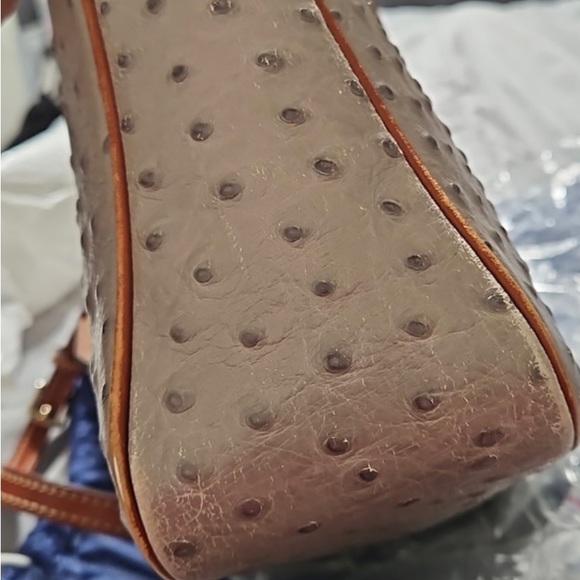 COPY - Dooney & Burke Gray and Brown Textured Bag - Picture 5 of 5